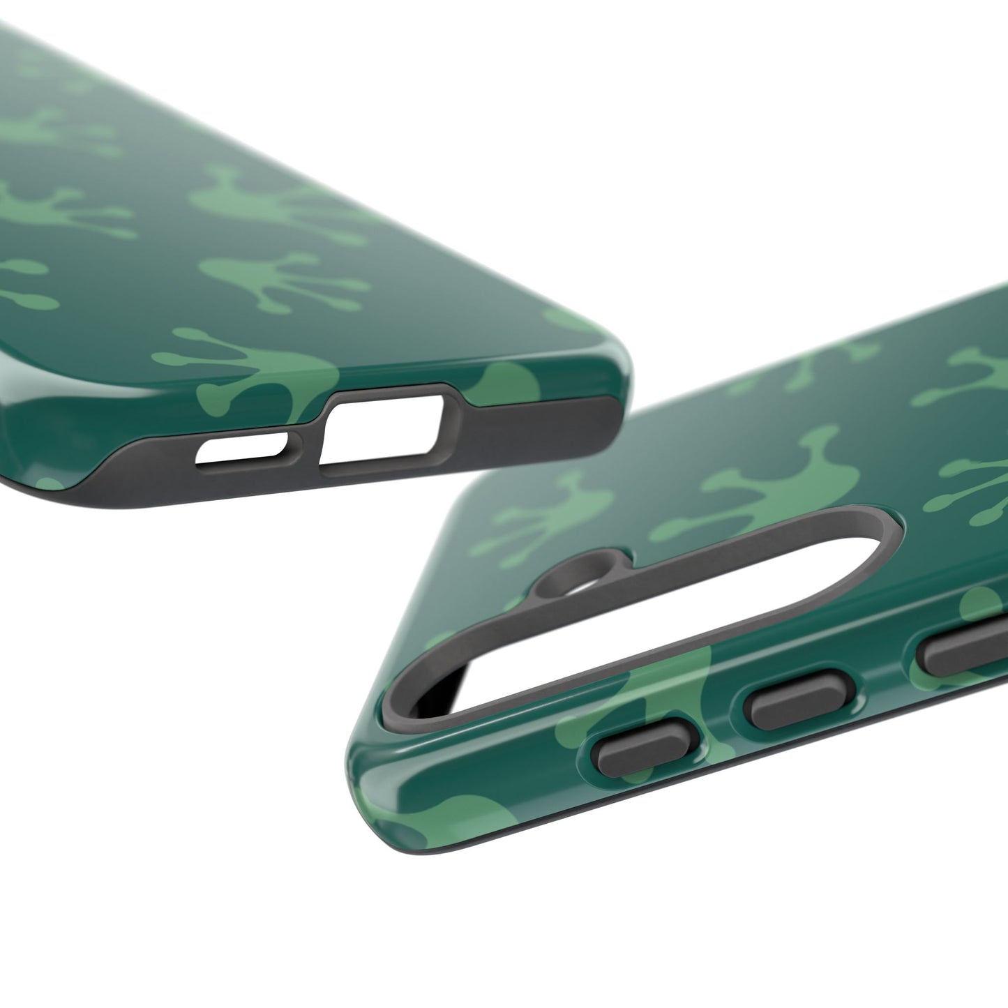 Frog Print Phone Case, Nature Lover Gift, Eco-Friendly Cover, Fun Green Design, Unique Frog Accessories