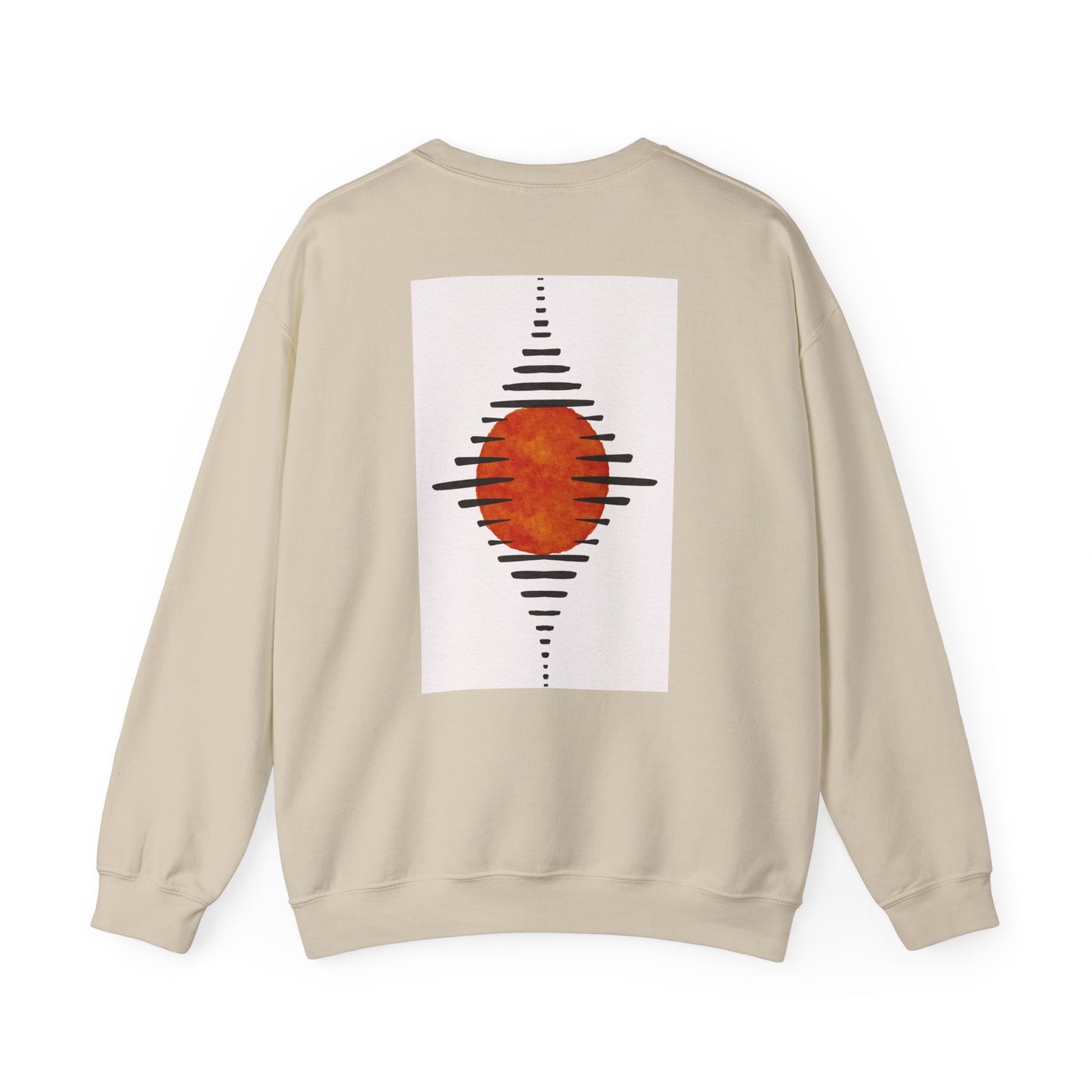 Lotus & Sun Graphic Sweatshirt, Relaxed Fit Crewneck, Perfect Gift for Spring, Cozy Fashion, Unisex Apparel, Gift for Him, Gift for Her, Fall Vibes, Autumn Crewneck