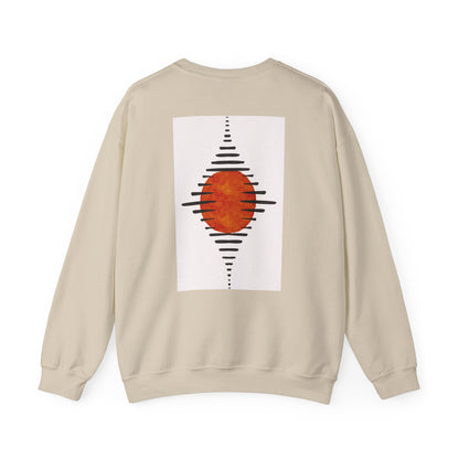 Lotus & Sun Graphic Sweatshirt, Relaxed Fit Crewneck, Perfect Gift for Spring, Cozy Fashion, Unisex Apparel, Gift for Him, Gift for Her, Fall Vibes, Autumn Crewneck