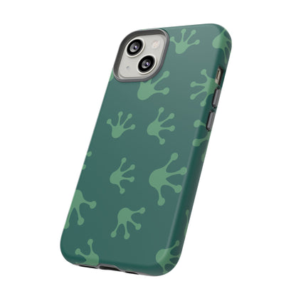 Frog Print Phone Case, Nature Lover Gift, Eco-Friendly Cover, Fun Green Design, Unique Frog Accessories