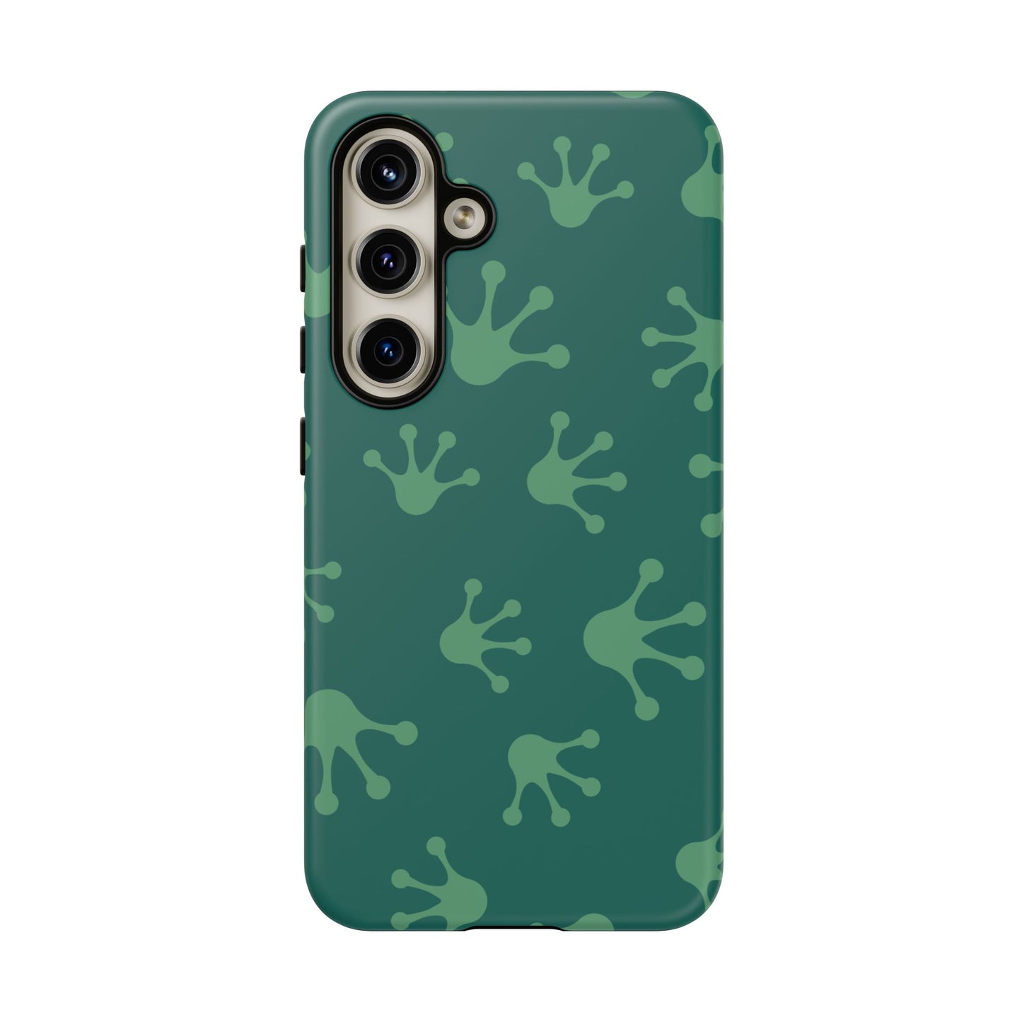 Frog Print Phone Case, Nature Lover Gift, Eco-Friendly Cover, Fun Green Design, Unique Frog Accessories