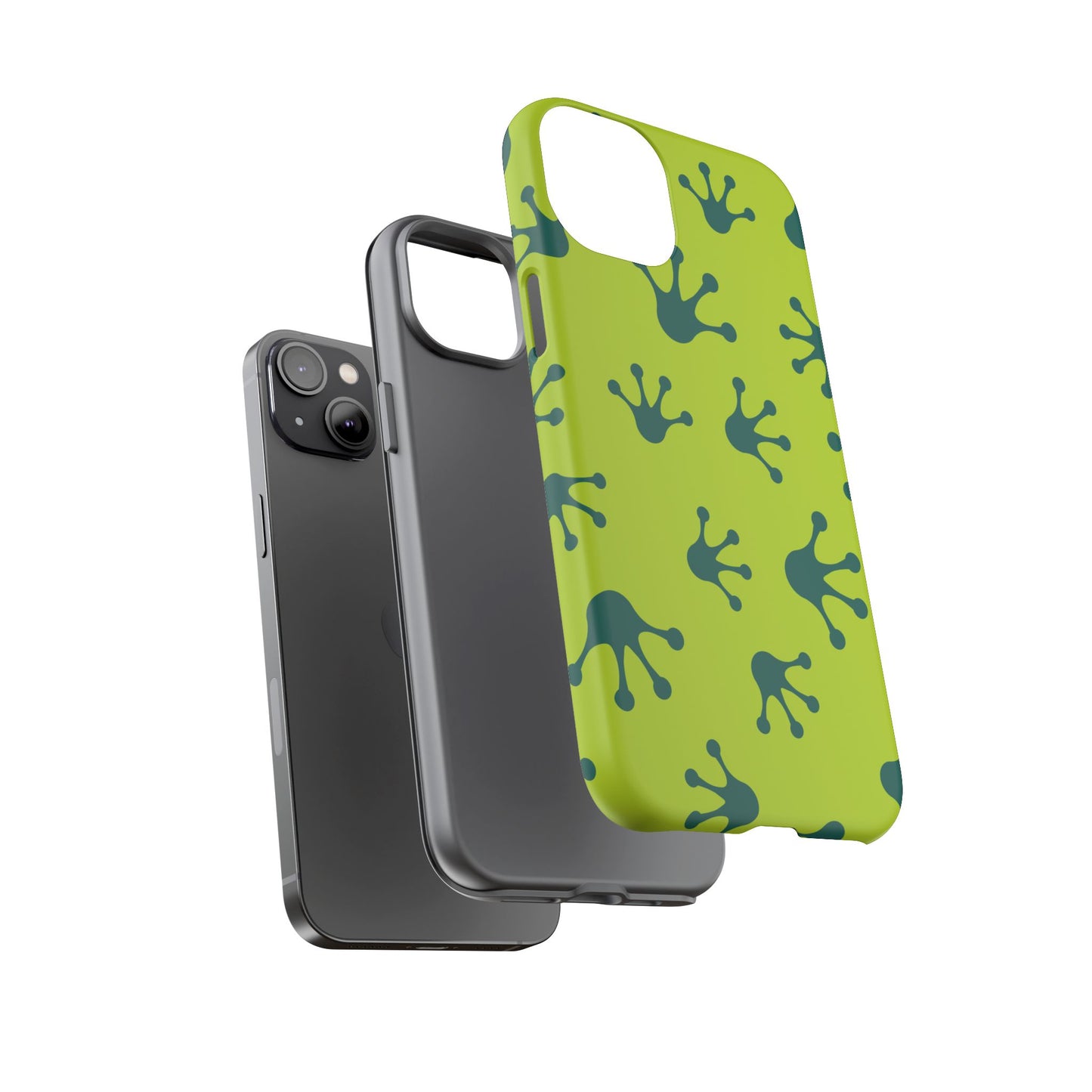Frog Pattern Phone Case, Fun and Colorful Phone Cover, Durable Phone Protection, Gifts for Nature Lovers, Unique Accessory