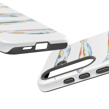 Tough Cases – Artistic Fish Design Phone Case, Unique Gift for Aquatic Lovers, Perfect for Birthdays, Holidays, and Everyday Use, Quirky Cases, Fun Phone Cases
