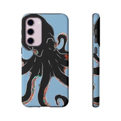 Octopus Tough Phone Case, Sea Creature Design, Ocean Lover Gift, Unique Phone Cover, Underwater Artwork