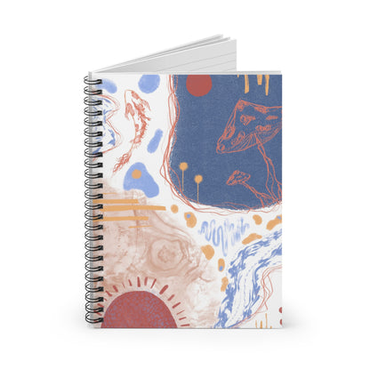 Artistic Spiral Notebook - Ruled Line, Unique Journal for Writers, Colorful Sketchbook, Creative Gift, Aesthetic Stationery, Dreamy [...]