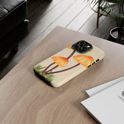 Mushroom Phone Case, Tough Cases for Nature Lovers, Unique Phone Covers, Gifts for Eco Enthusiasts, Fun Protective Cases