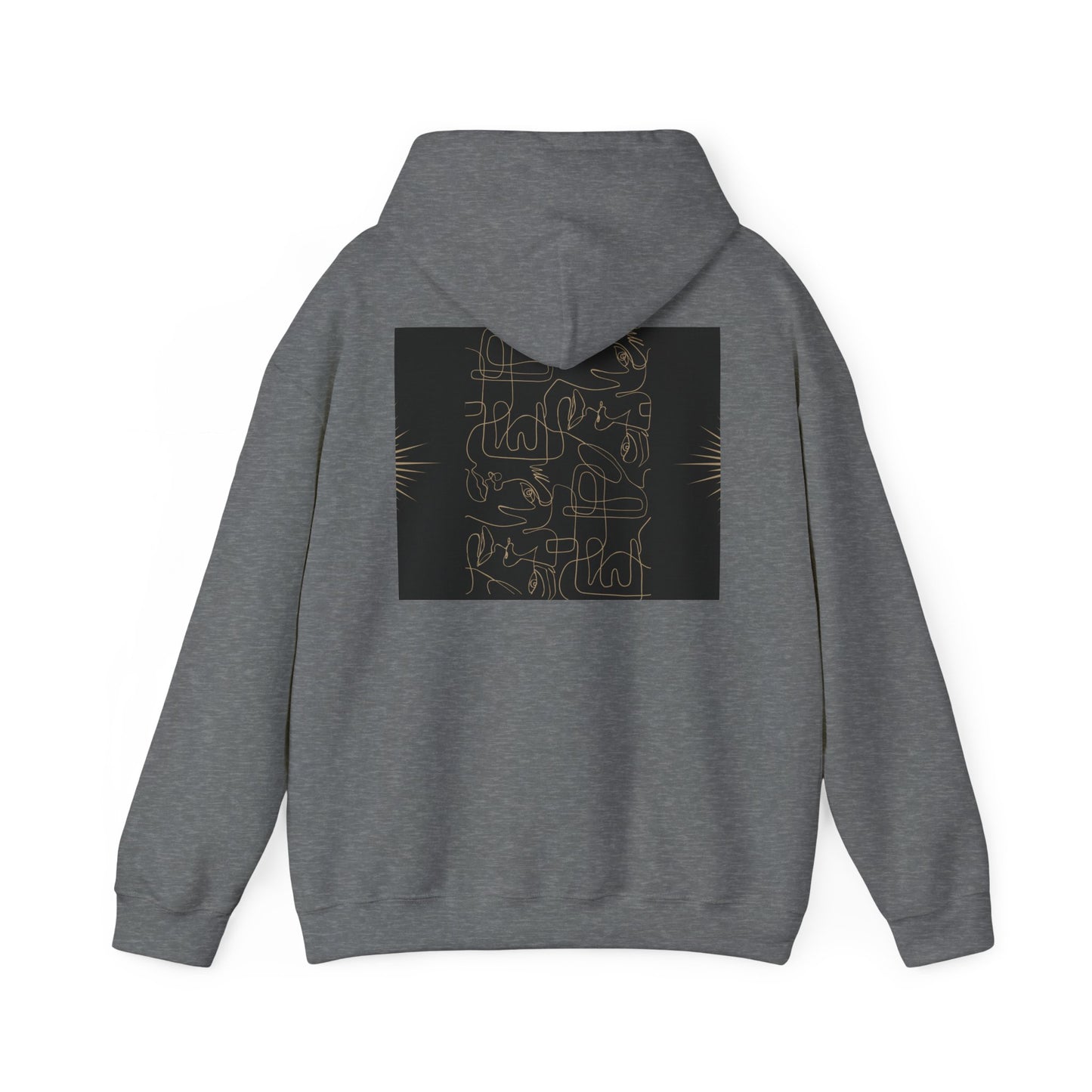 Lotus Design Hooded Sweatshirt, Unisex Hoodie, Cozy Fashion, Yoga Gift, Spiritual Apparel, Meditation Wear, Gift for Him, Gift for Her, Fall Crewneck, Autumn Vibes