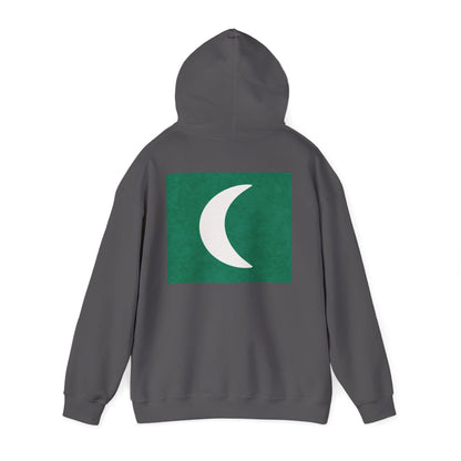 Zen Frog Hooded Sweatshirt - Cozy Unisex Hoodie, Casual Wear, Spring Fashion, Unique Gifts, Streetwear Style, Simple Moon Design, Gift for Him, Gift for Her