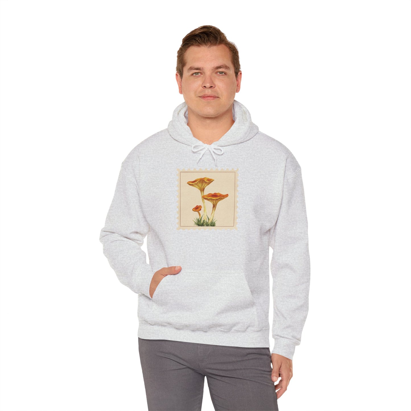 Botanical Print Hoodie, Cozy Sweatshirt, Nature Lover Gift, Comfortable Casual Wear, Fall Fashion, Unisex Hoodie, Comfy Mushroom Hoodie, Nature Vibes, Perfect for Fall