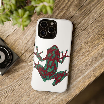Frog Phone Case, Tough Cases, Eco-Friendly Phone Accessories, Unique Gifts for Nature Lovers, Cute Frog Design