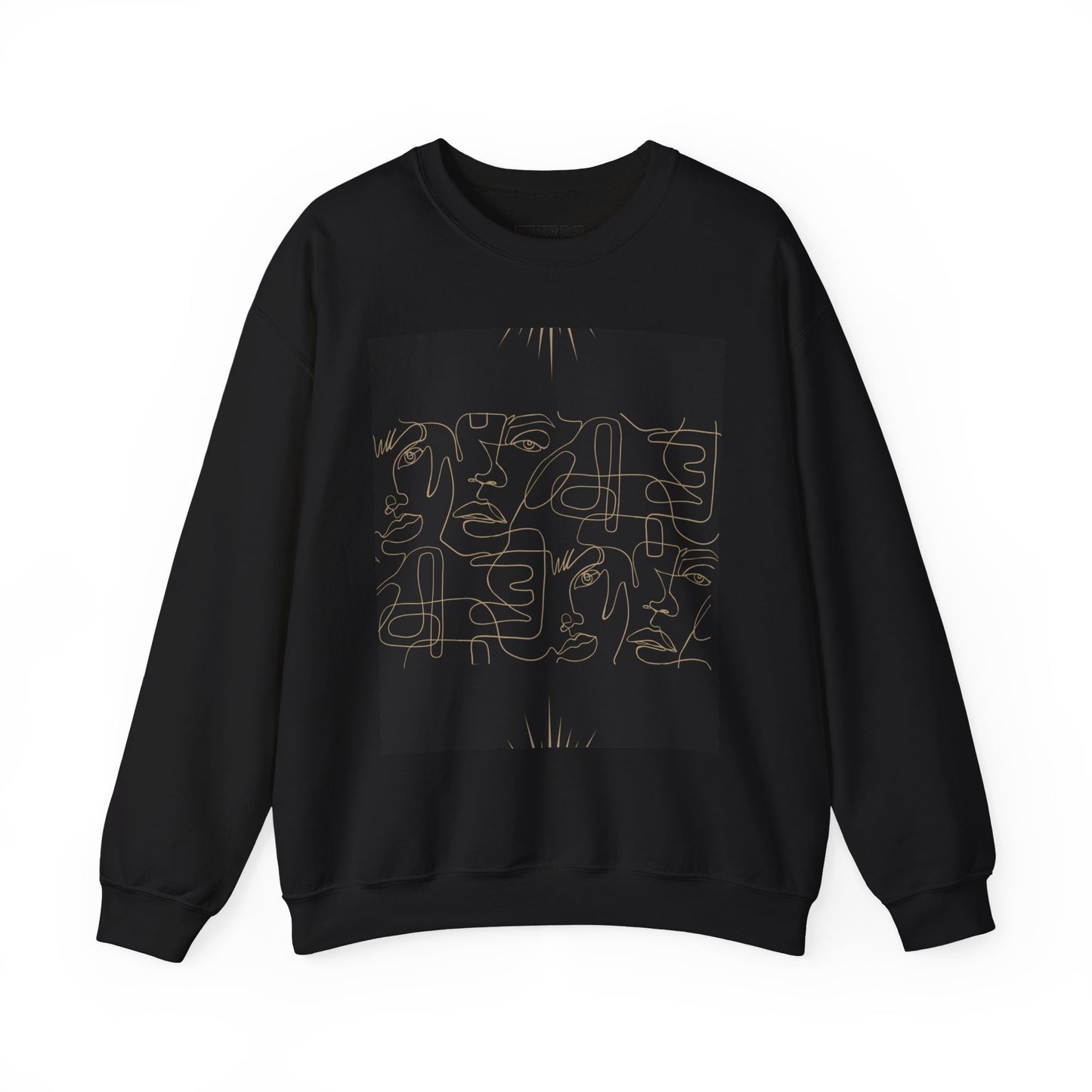 Stylish Unisex Crewneck Sweatshirt - Modern Art Design, Cozy Gift for Him/Her, Perfect for Fall, Casual Wear, Art Lovers, Abstract, Minimalist, Autumn Vibes