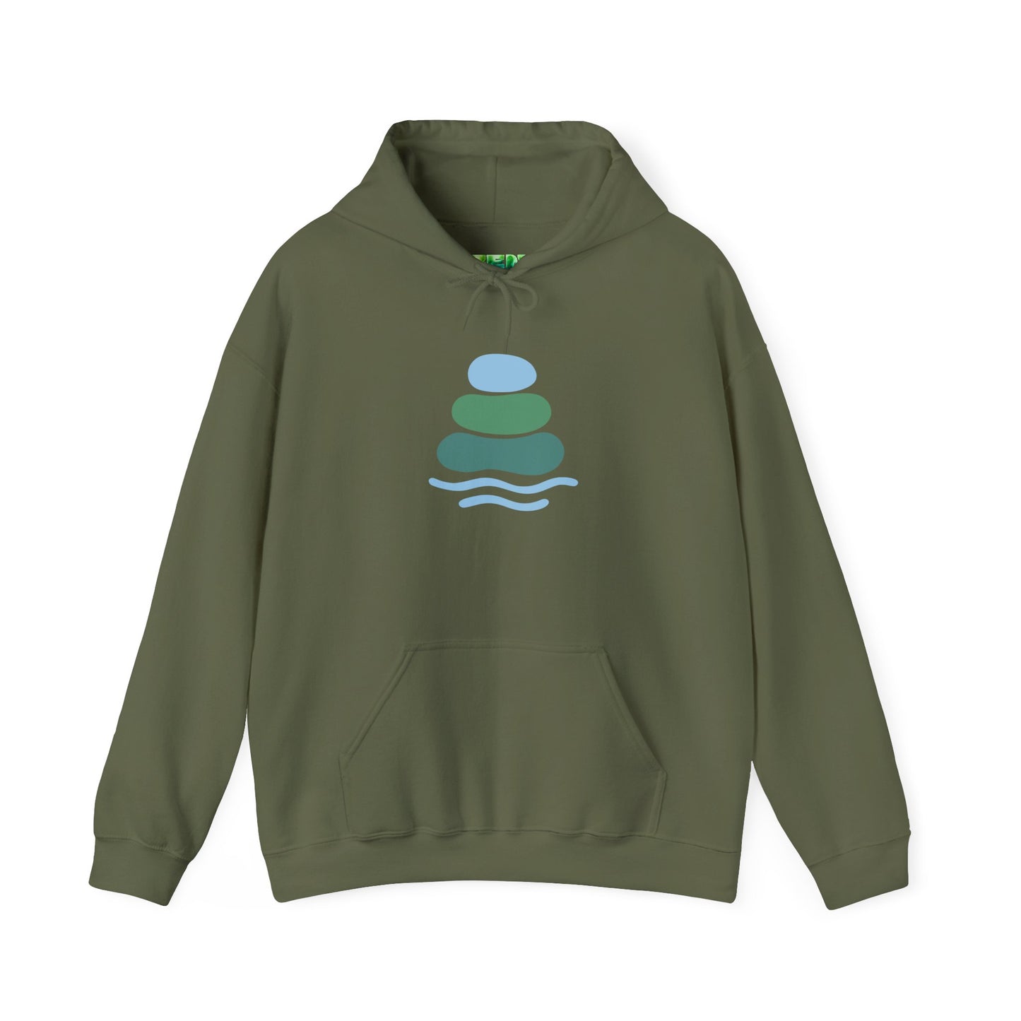 Zen-Inspired Unisex Hooded Sweatshirt, Relaxing Sweatshirt, Comfortable Hoodie, Gift for Meditation Lovers, Cozy Outerwear for All Occasions
