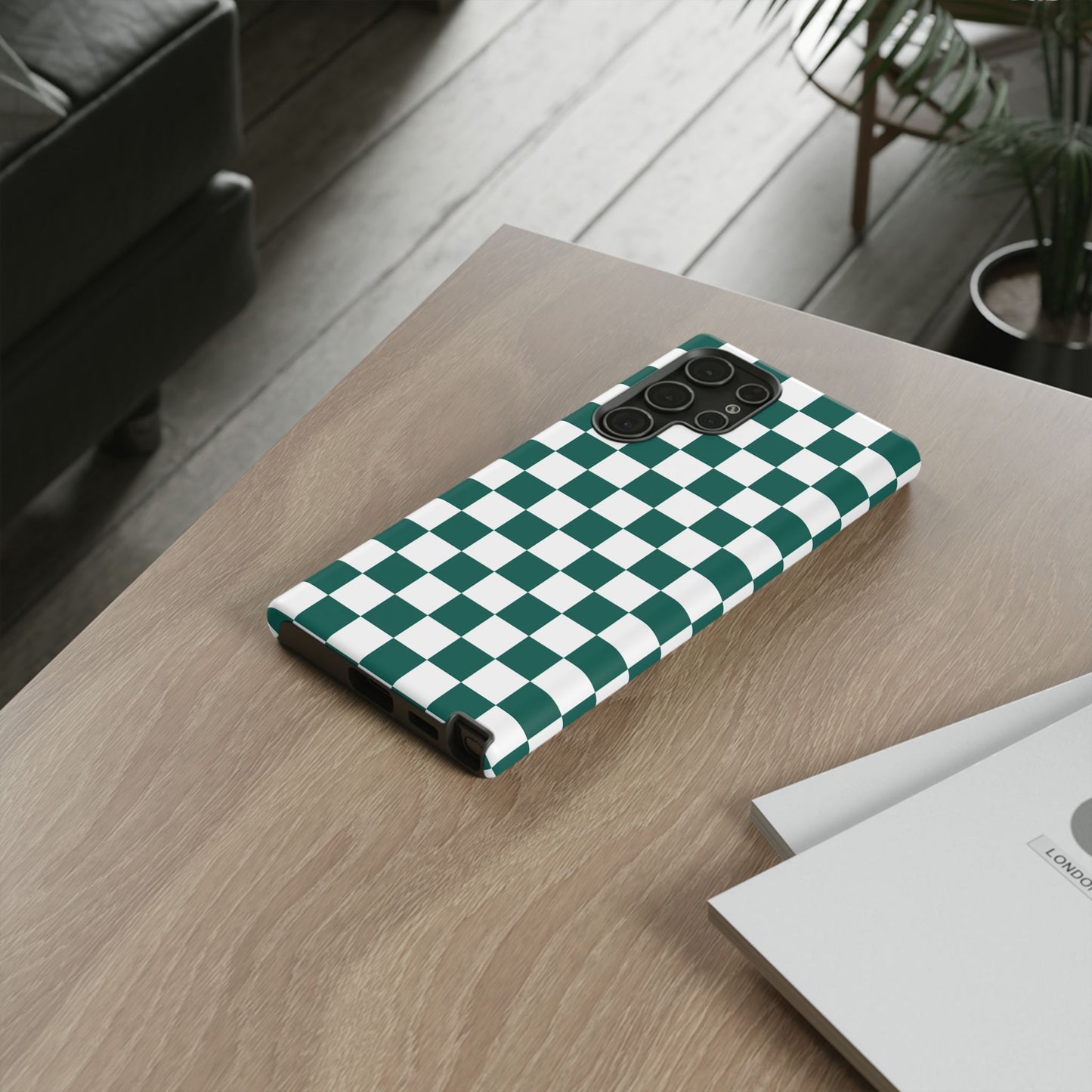 Stylish Checkered Phone Case, Protective Cover, Unique Gift, Trendy Accessory, Customizable Design, Ideal for All Ages