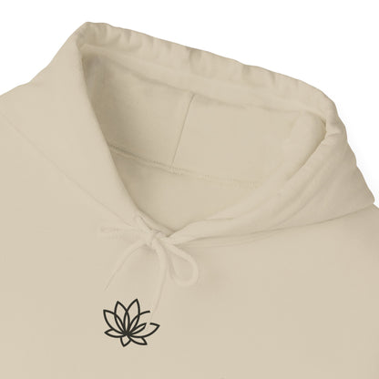 Lotus Design Hooded Sweatshirt, Unisex Hoodie, Cozy Fashion, Yoga Gift, Spiritual Apparel, Meditation Wear, Gift for Him, Gift for Her, Fall Crewneck, Autumn Vibes