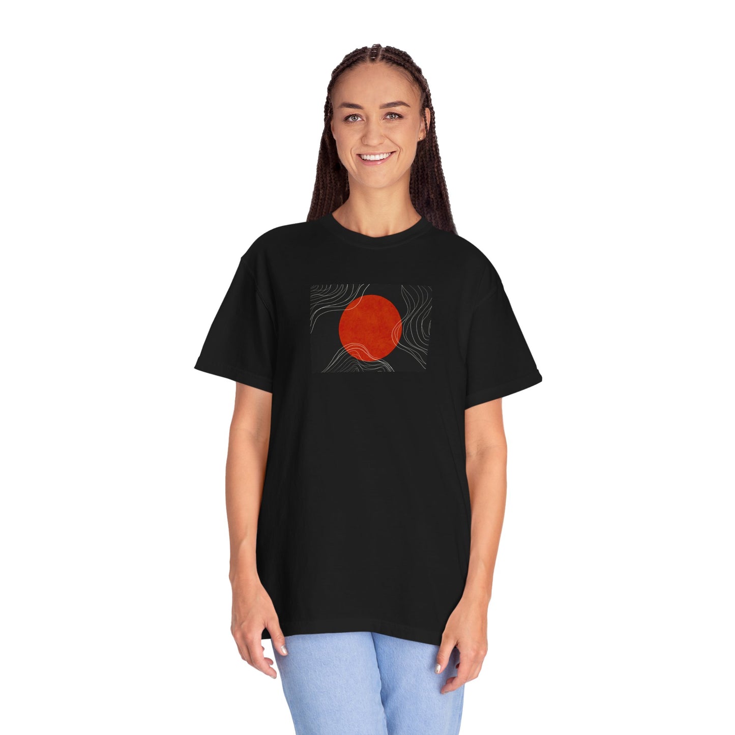 Sunset Vibes Unisex T-Shirt, Casual Summer Tee, Bohemian Shirt, Gift for Art Lovers, Men's and Women's Fashion