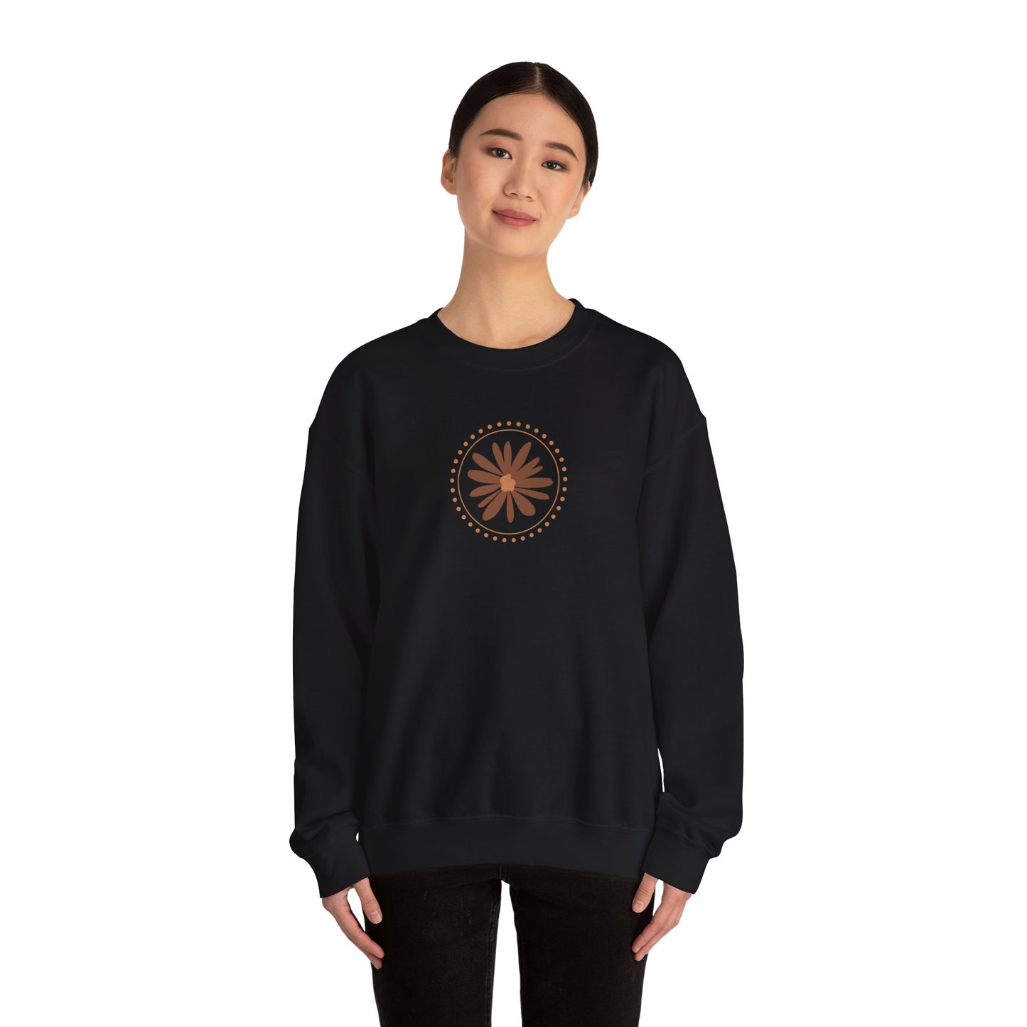 Floral Crewneck Sweatshirt, Cozy, Unisex, Gifts for Her, Casual Wear, Trendy Sweatshirt, Perfect for Fall