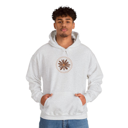 Chic Flower Design Unisex Hoodie, Cozy Sweatshirt, Trendy Gift for Her, Fall Fashion, Casual Comfort Wear