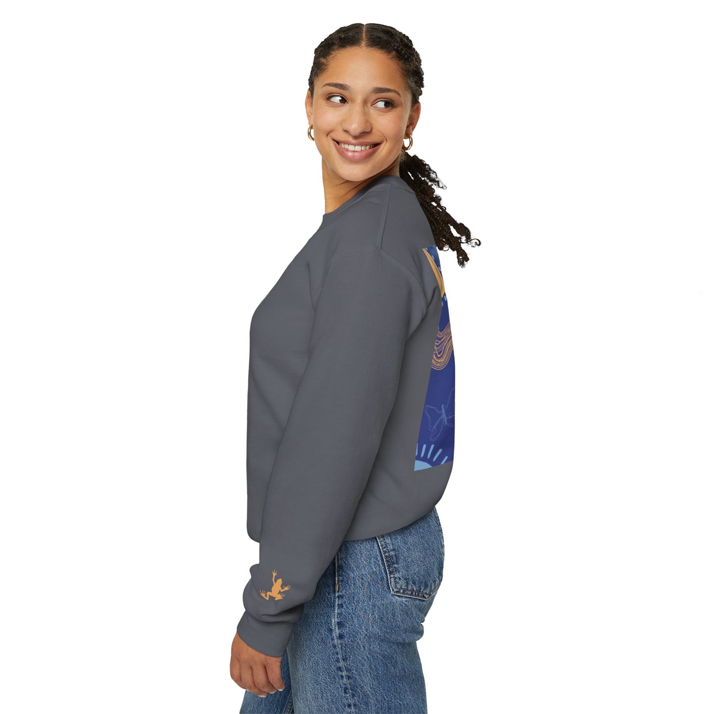 Vibrant Unisex Crewneck Sweatshirt, Cozy Sweatshirt for All Seasons, Casual Wear, Art-Inspired Gift, Spring Fashion, Unisex Apparel