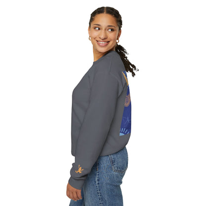 Vibrant Unisex Crewneck Sweatshirt, Cozy Sweatshirt for All Seasons, Casual Wear, Art-Inspired Gift, Spring Fashion, Unisex Apparel