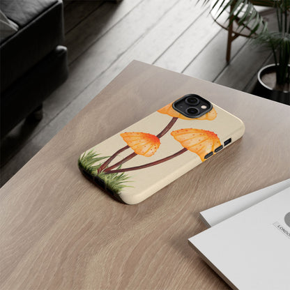 Mushroom Phone Case, Tough Cases for Nature Lovers, Unique Phone Covers, Gifts for Eco Enthusiasts, Fun Protective Cases
