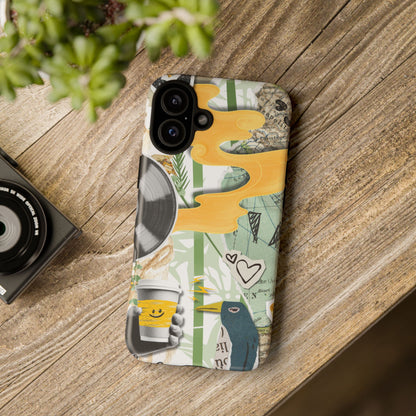 Artistic Phone Case, Unique Cell Phone Cover, Trendy Gifts for Music Lovers, Eco-Friendly Phone Accessory, Stylish Tech Gifts, Cool Cases, Unique Phone Cases