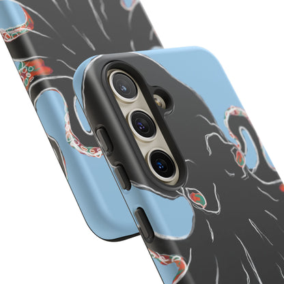 Octopus Tough Phone Case, Sea Creature Design, Ocean Lover Gift, Unique Phone Cover, Underwater Artwork
