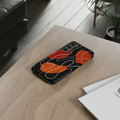 Stylish Phone Case with Abstract Design, Tough Cases for Modern Life, Trendy Phone Accessory, Unique Gift Idea, Holiday Present