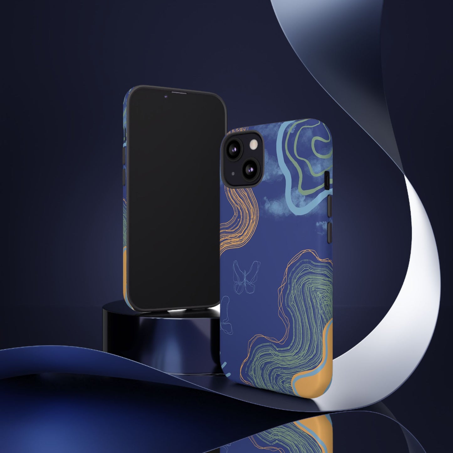 Artistic Phone Case, Abstract Phone Cover, Gift for Her, Modern Design, Boho Phone Case, Unique Phone Accessories