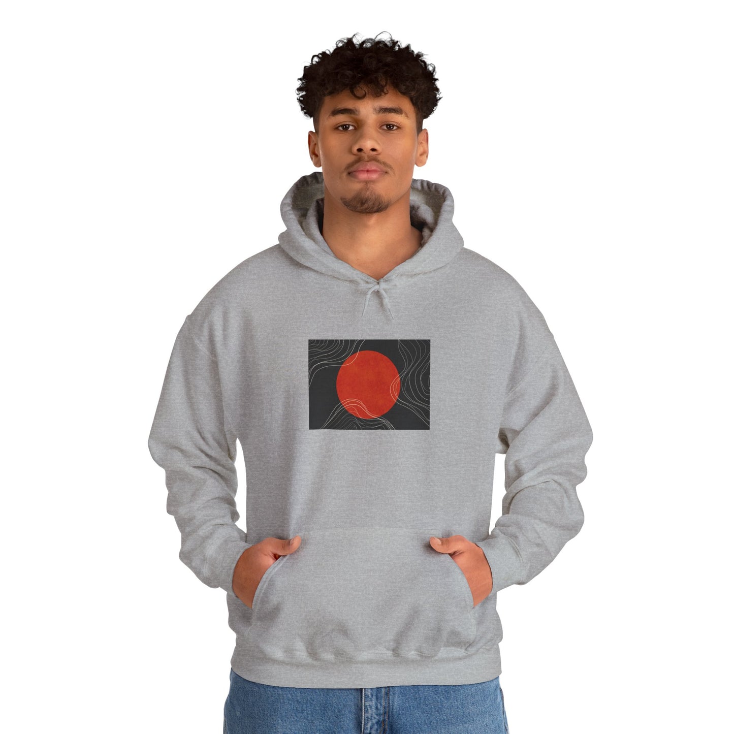 Minimalist Graphic Hoodie for Comfort, Cozy Sweatshirt for Everyday Wear, Trendy Hooded Pullover, Casual Gift for Friends