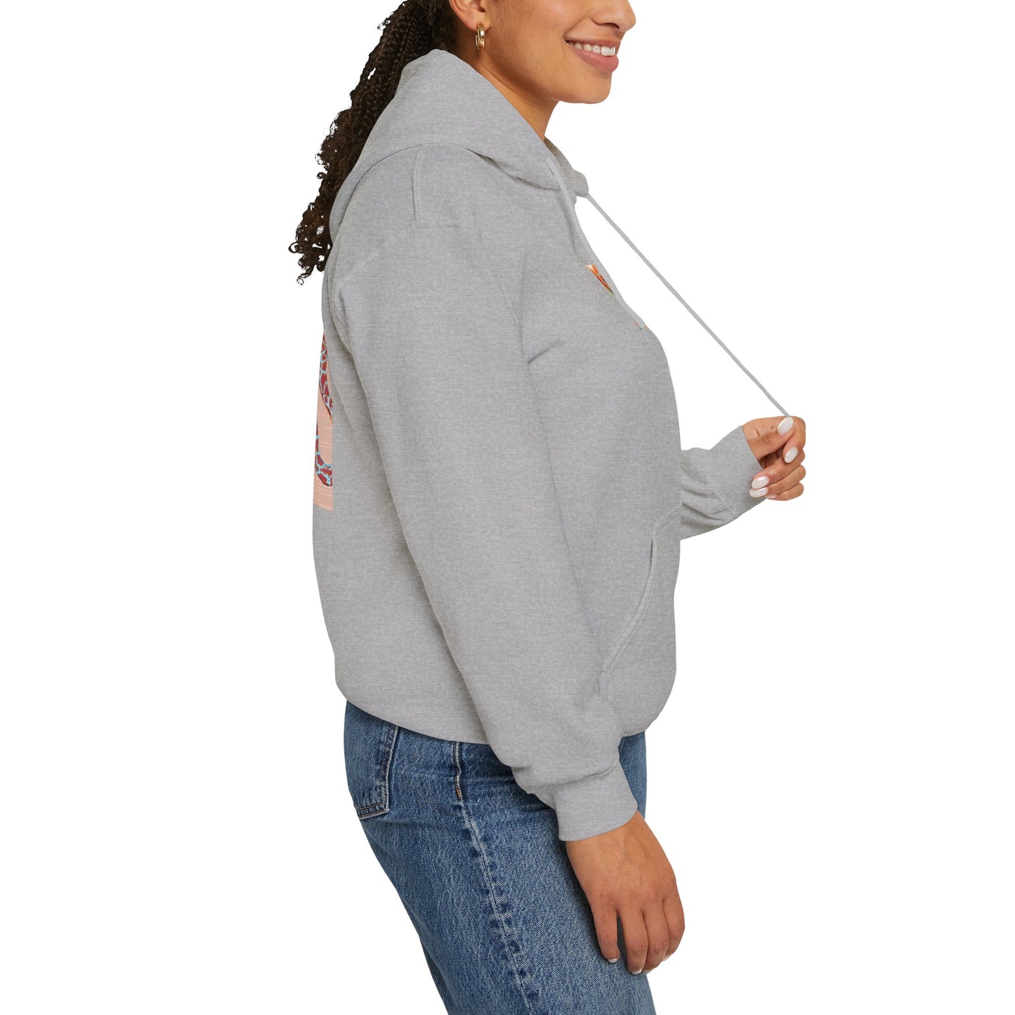 Vibrant Unisex Hoodie with Zen Frog and Snake Design, Cool Gift for Nature Lovers, Casual Wear for All Occasions, Gift for Her, Cool Hoodies
