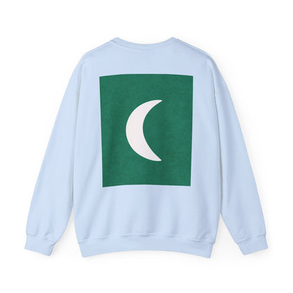 Zen Frog Crewneck Sweatshirt | Cozy Unisex Pullover for Relaxation, Ideal Gift for Nature Lovers, Perfect for Lounging and Casual Outings, Moon, Gift for Him, Gift for Her