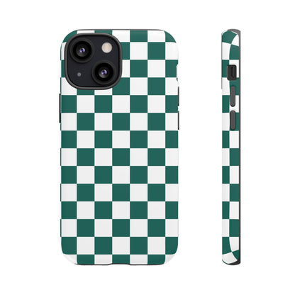 Stylish Checkered Phone Case, Protective Cover, Unique Gift, Trendy Accessory, Customizable Design, Ideal for All Ages