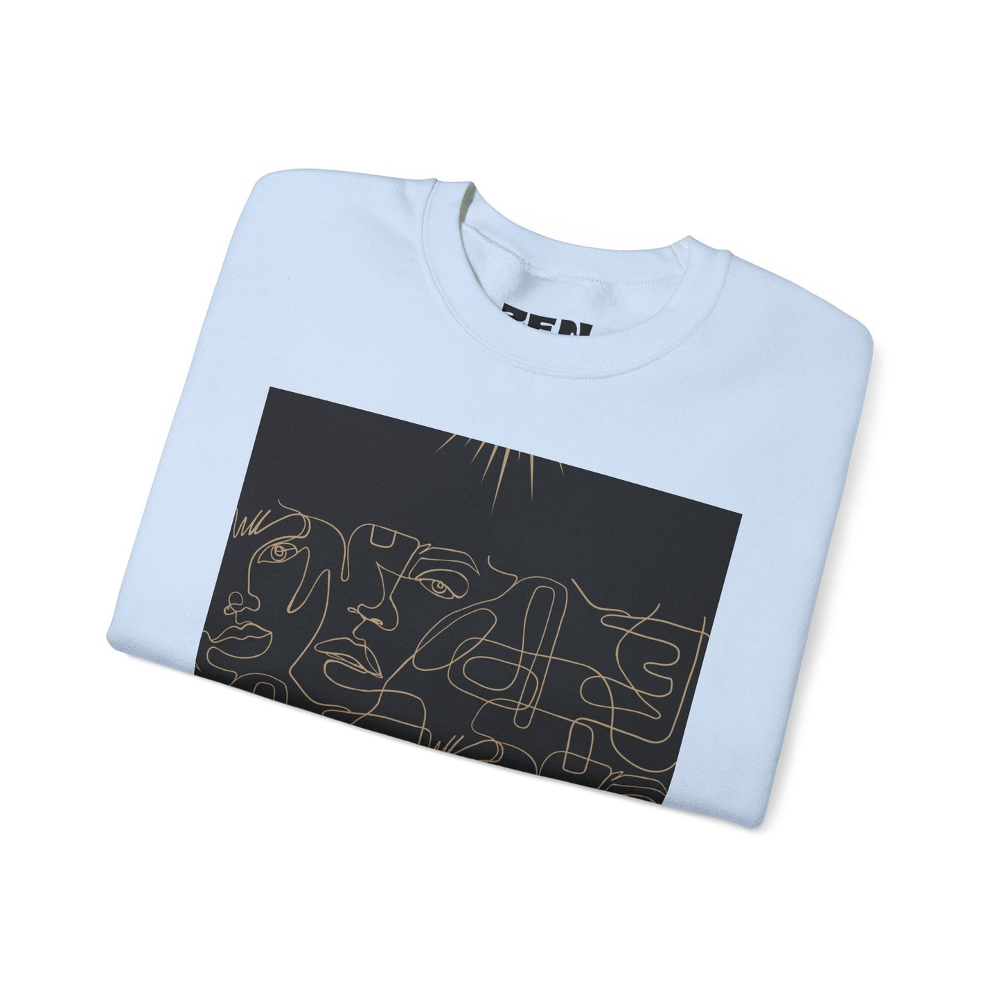 Stylish Unisex Crewneck Sweatshirt - Modern Art Design, Cozy Gift for Him/Her, Perfect for Fall, Casual Wear, Art Lovers, Abstract, Minimalist, Autumn Vibes