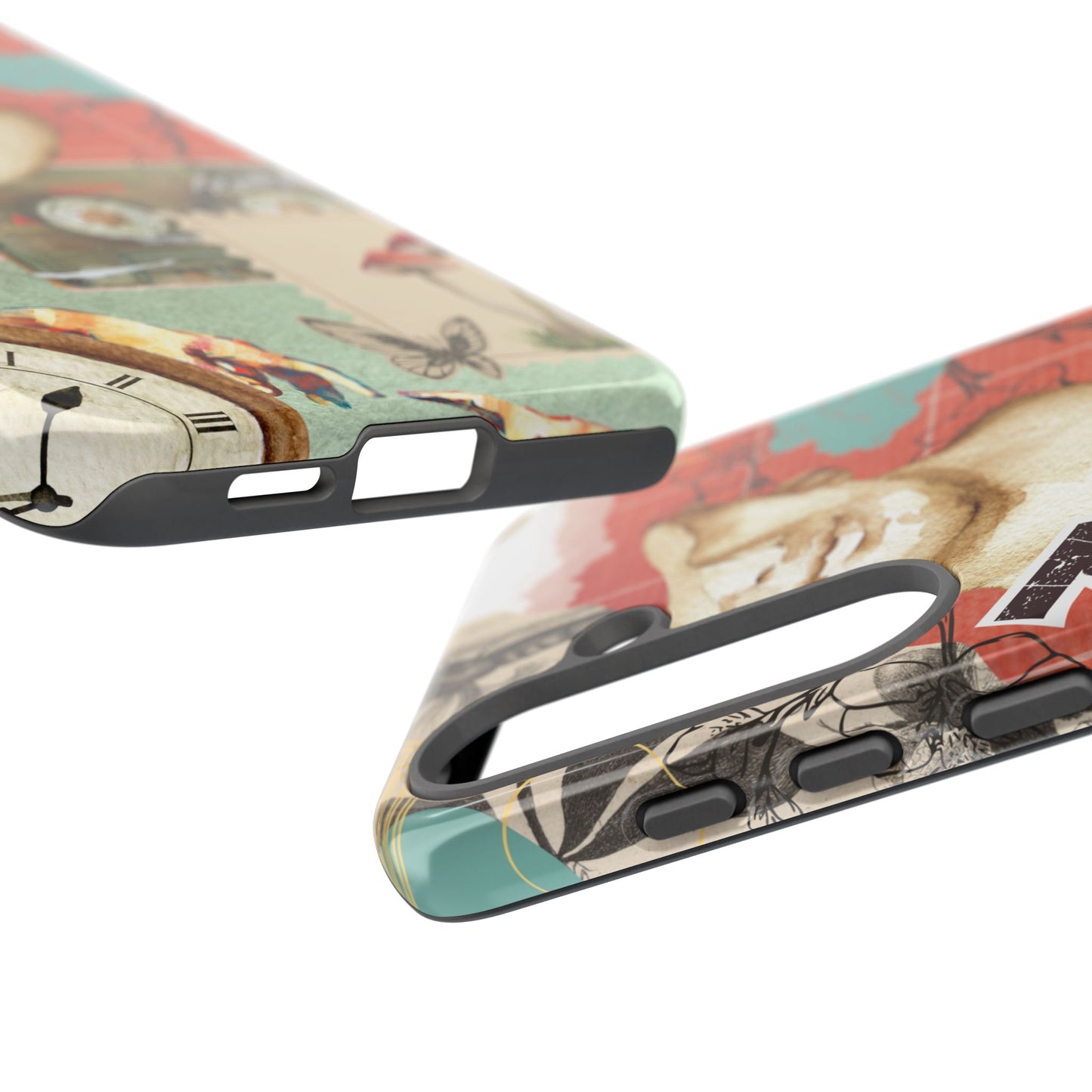 Artistic iPhone Case, Tough Cases with Vintage Design, Unique Phone Cover, Gift for Art Lovers, Protective Case for All Occasions, Vintage Collage Art