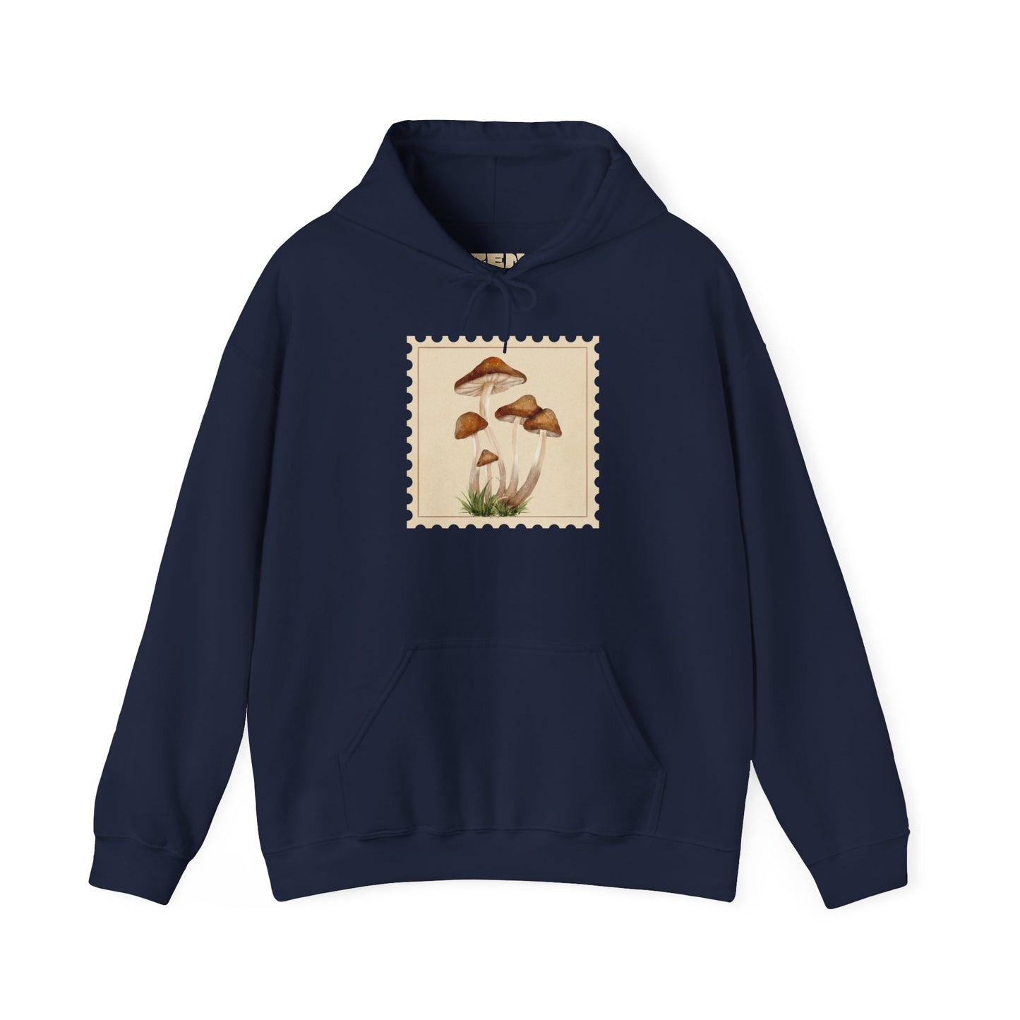 Mushroom Art Hoodie, Cozy Sweatshirt, Nature Lover Gift, Unisex Pullover, Boho Style Apparel, Fall Fashion, Eco-Friendly Wear, Artsy Sweatshirts, Aesthetic Hoodies, Graphic, Nature-inspired