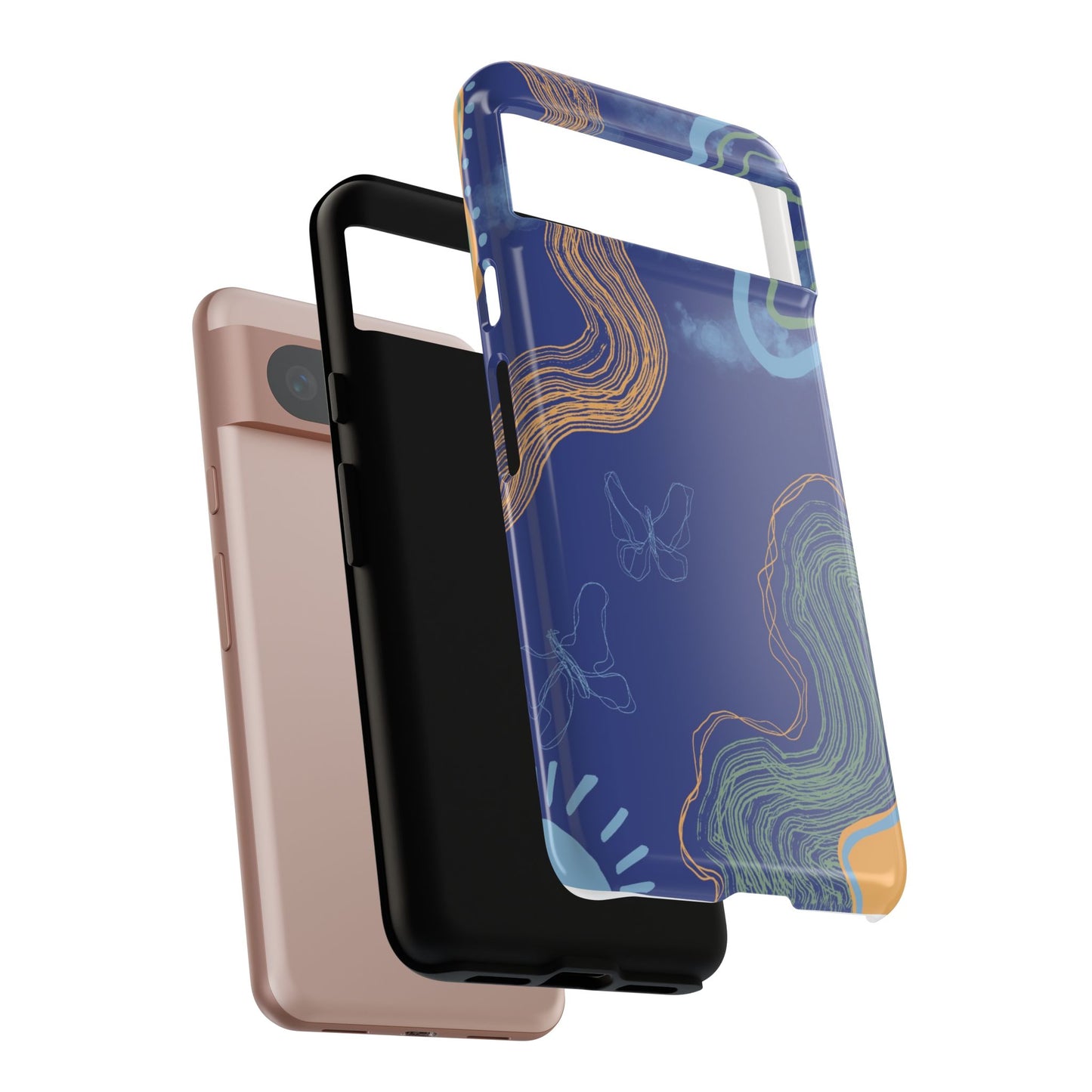 Artistic Phone Case, Abstract Phone Cover, Gift for Her, Modern Design, Boho Phone Case, Unique Phone Accessories