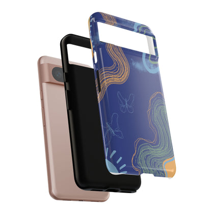 Artistic Phone Case, Abstract Phone Cover, Gift for Her, Modern Design, Boho Phone Case, Unique Phone Accessories