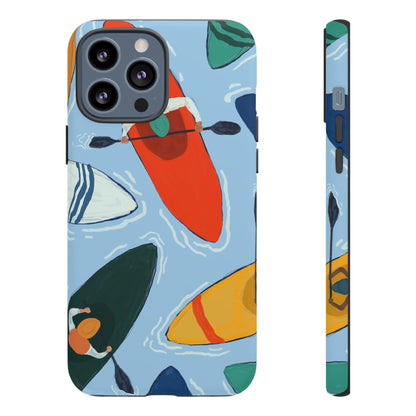 Kayak Phone Case - Tough Cases for Outdoor Enthusiasts, Birthday Gifts, Adventure Gear, Kayaking Accessories, Nature Lover Decor, Artsy Phone Cases