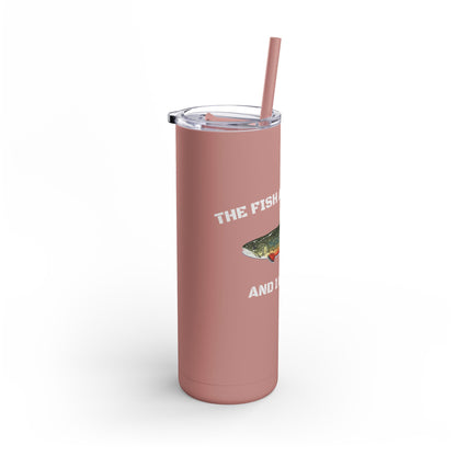 Fishing Lover's 20oz Tumbler - Perfect for Outdoors, Travel, Gifts, Father's Day, Camping, and More!