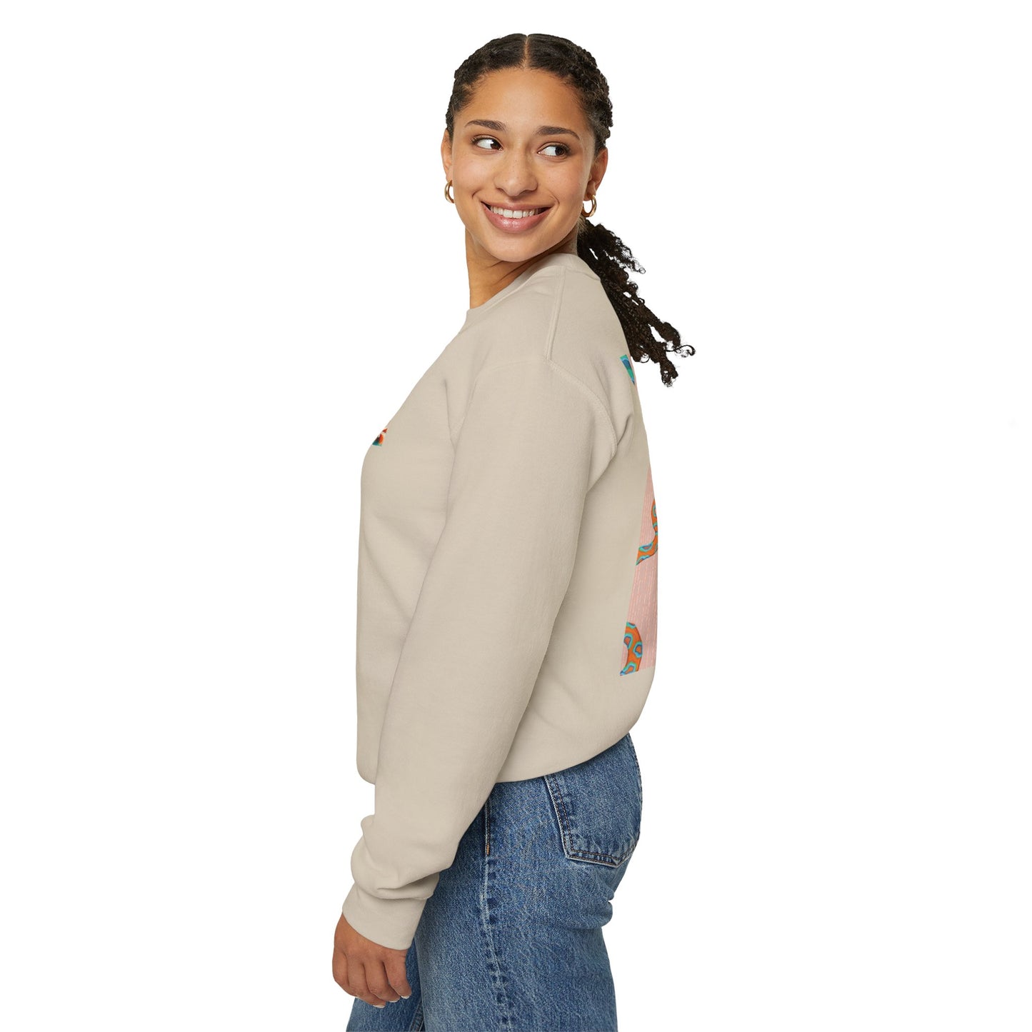 Funky Snake Unisex Crewneck Sweatshirt, Cozy Apparel, Unique Gift, Snake Art, Relaxed Style, Perfect for Casual Outings