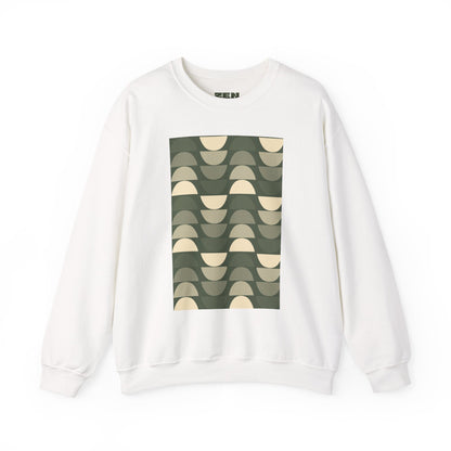 Stylish Geometric Crewneck Sweatshirt for Relaxed Vibes, Cozy Layer, Unisex Fashion Piece, Perfect Gift for Art Lovers, Casual Wear