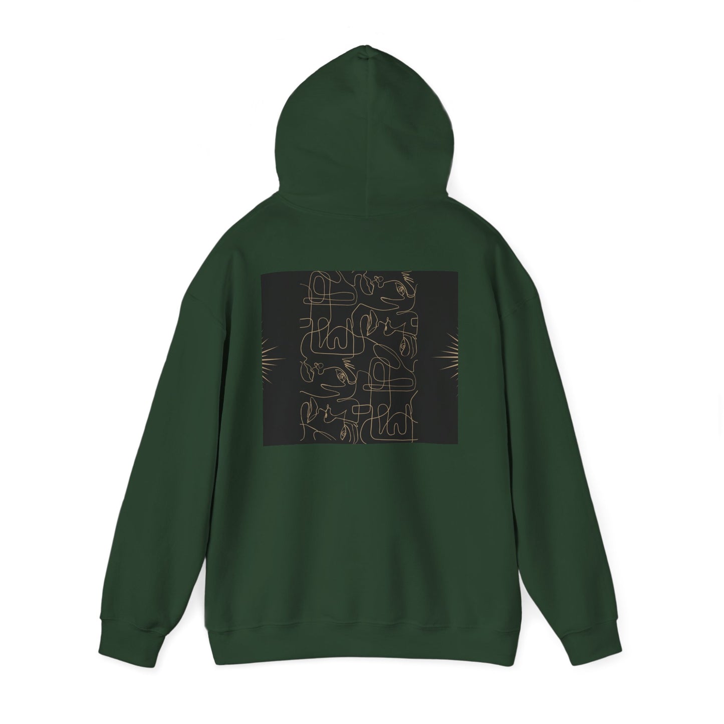 Lotus Design Hooded Sweatshirt, Unisex Hoodie, Cozy Fashion, Yoga Gift, Spiritual Apparel, Meditation Wear, Gift for Him, Gift for Her, Fall Crewneck, Autumn Vibes