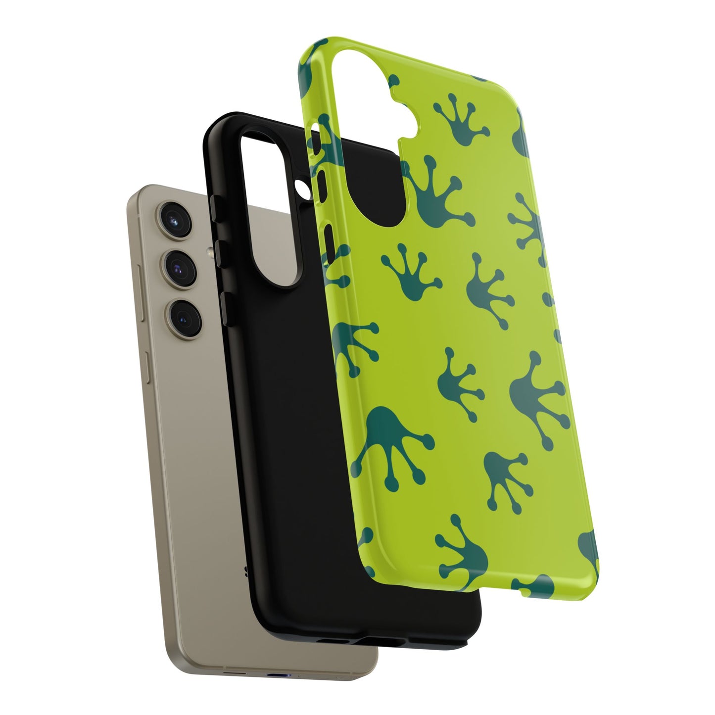 Frog Pattern Phone Case, Fun and Colorful Phone Cover, Durable Phone Protection, Gifts for Nature Lovers, Unique Accessory