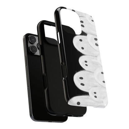Painted Ghosts Phone Case | Ghostly Tough Phone Case for Spooky Style, Halloween Gift, Phone Cover, Ghost Theme, Unique Accessory, Spooky Season, Viral Painted Ghosts Inspired Design