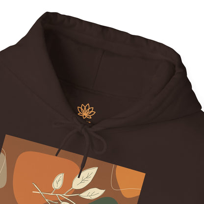 Botanical Design Unisex Hoodie, Cozy Sweatshirt for Nature Lovers, Gift for Friends, Autumn Fashion, Comfortable Casual Wear