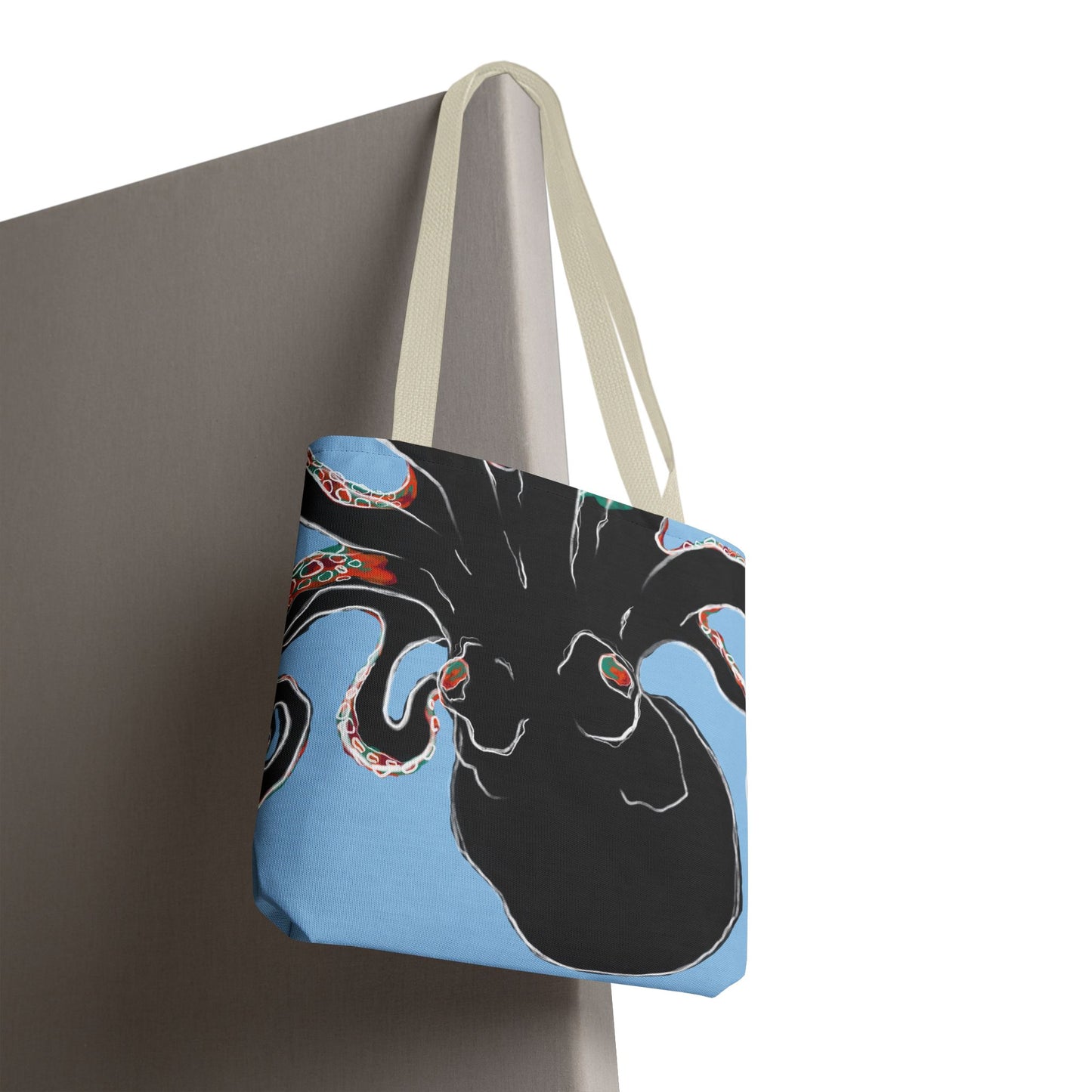 Octopus Tote Bag, Ocean Lover Gift, Reusable Shopping Bag, Beach Accessory, Eco-Friendly Bag, Grocery Tote