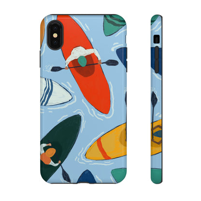 Kayak Phone Case - Tough Cases for Outdoor Enthusiasts, Birthday Gifts, Adventure Gear, Kayaking Accessories, Nature Lover Decor, Artsy Phone Cases