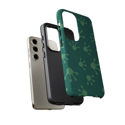 Frog Print Phone Case, Nature Lover Gift, Eco-Friendly Cover, Fun Green Design, Unique Frog Accessories