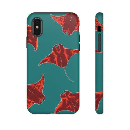 Manta Ray Phone Case, Tropical Phone Cover, Ocean Vibe Accessories, Summer Gift Idea, Marine Animal Merchandise