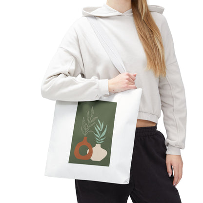 Stylish AOP Tote Bag, Eco-Friendly Shopping Bag, Reusable Carryall, Art Print Handbag, Gift for Her